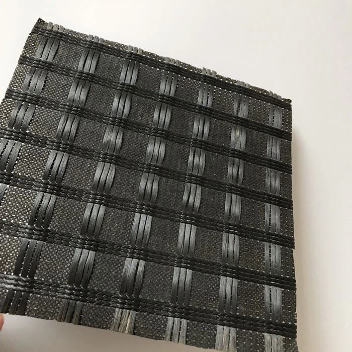 Fiberglass geogrid with Nonwoven 4